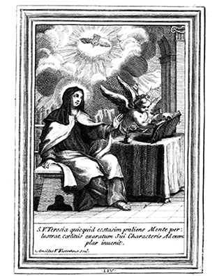 Engraving, the Life of Teresa of Avila18th Century